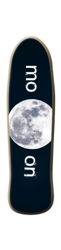 cruising board with moon graphic